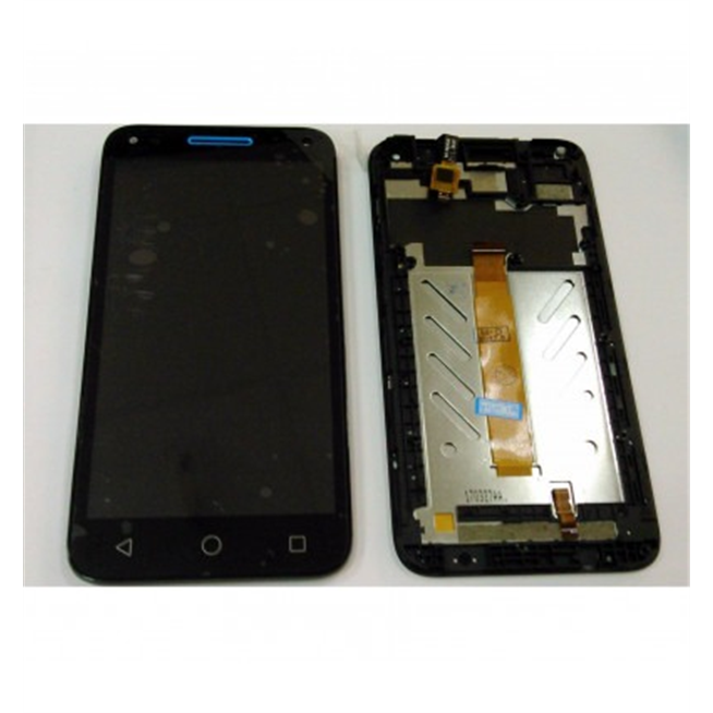 Alcatel U5 pantalla lcd + tactil negro + marco premium
