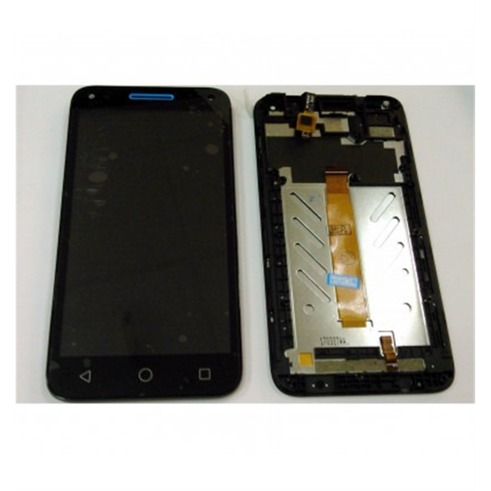 Alcatel U5 pantalla lcd + tactil negro + marco premium