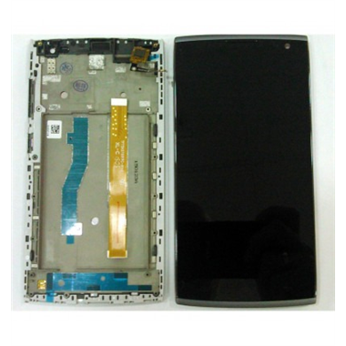 Alcatel M812 Orange Nura pantalla lcd + táctil negro + marco premium