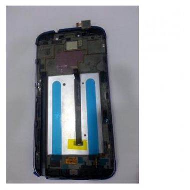 Alcatel One Touch Hero 2 pantalla lcd + táctil negro + marco