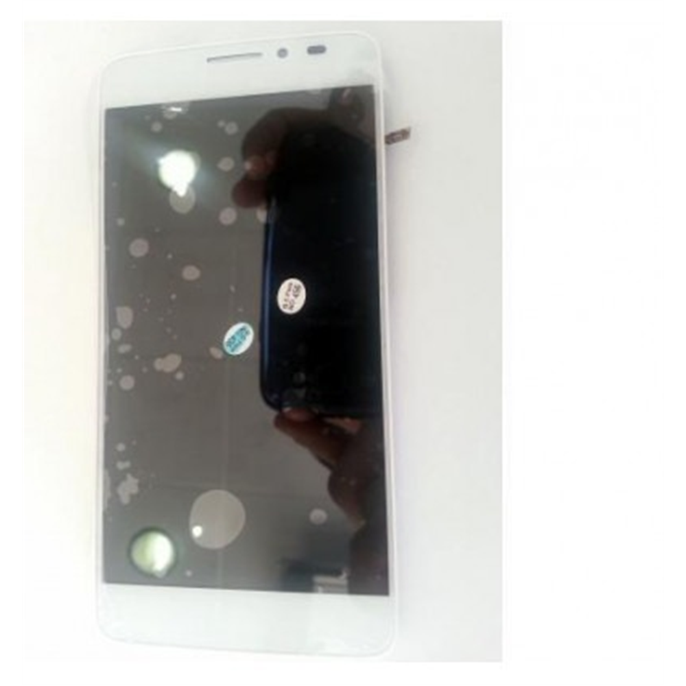 Alcatel One Touch Idol X OT-6040 Lcd+Táctil+ Marco blanco or