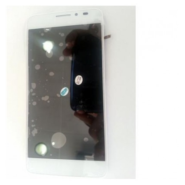 Alcatel One Touch Idol X OT-6040 Lcd+Táctil+ Marco blanco or