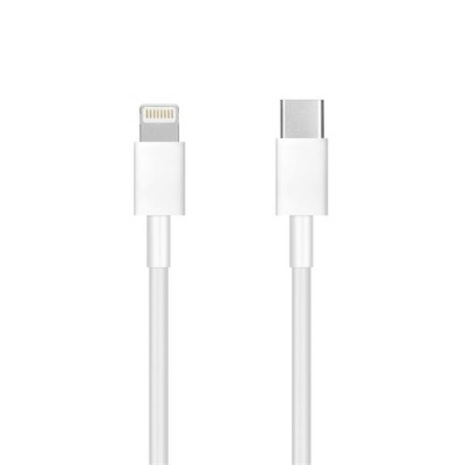 Cable Tipo C blanco para iPhone Lightning 8-pin