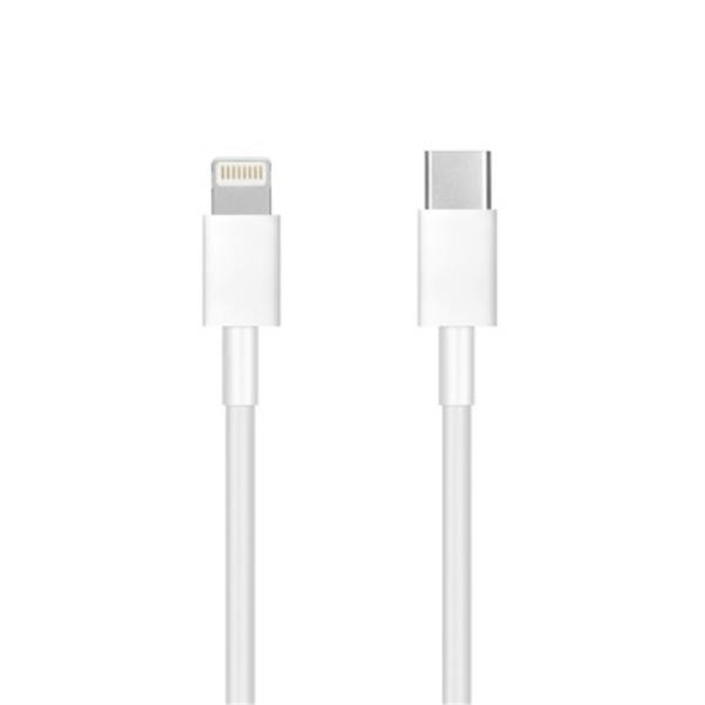 Cable Tipo C blanco para iPhone Lightning 8-pin