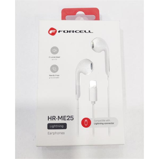 Forcell auriculares estéreo para Apple iPhone Lightning 8-pin