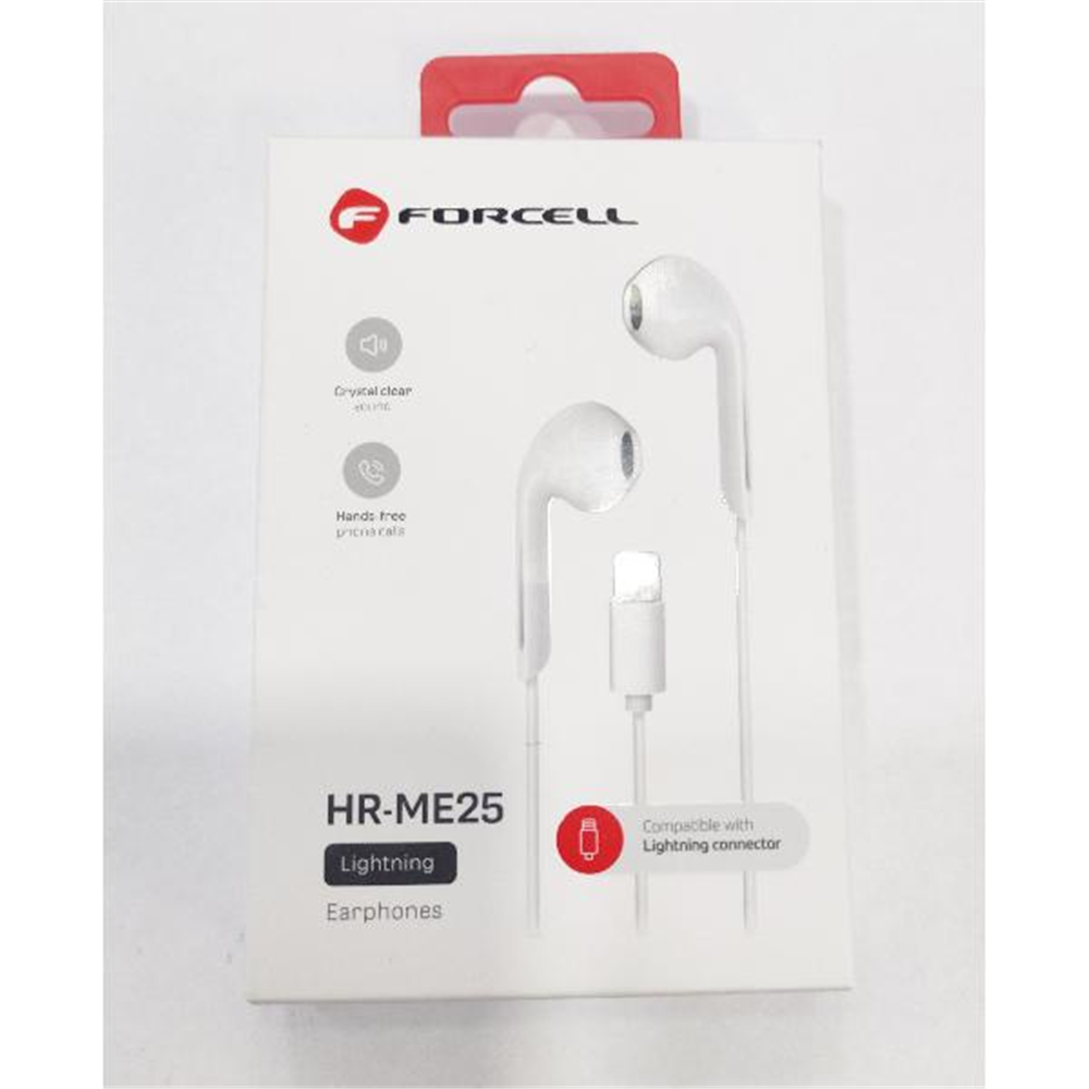 Forcell auriculares estéreo para Apple iPhone Lightning 8-pin