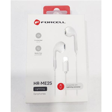 Forcell auriculares estéreo para Apple iPhone Lightning 8-pin