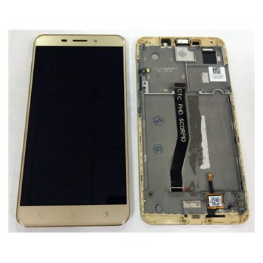 ASUS Zenfone 3 Laser ZC551KL pantalla lcd + tactil dorado + marco premium