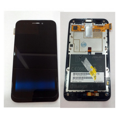 Pantalla lcd para Asus Padfone 1 A66 mas tactil negro mas marco negro