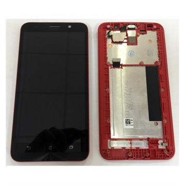 Asus Zenfone 2 ZE551ML pantalla lcd + tactil negro + marco rojo premium
