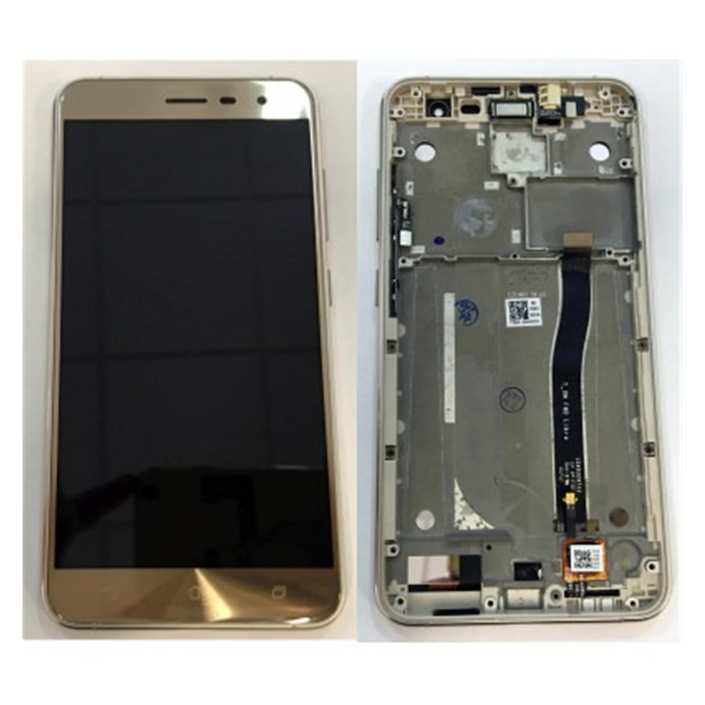 Asus Zenfone 3 ZE552KL pantalla lcd + tactil dorado + marco premium