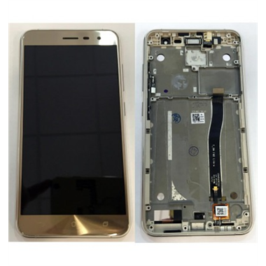 Asus Zenfone 3 ZE552KL pantalla lcd + tactil dorado + marco premium