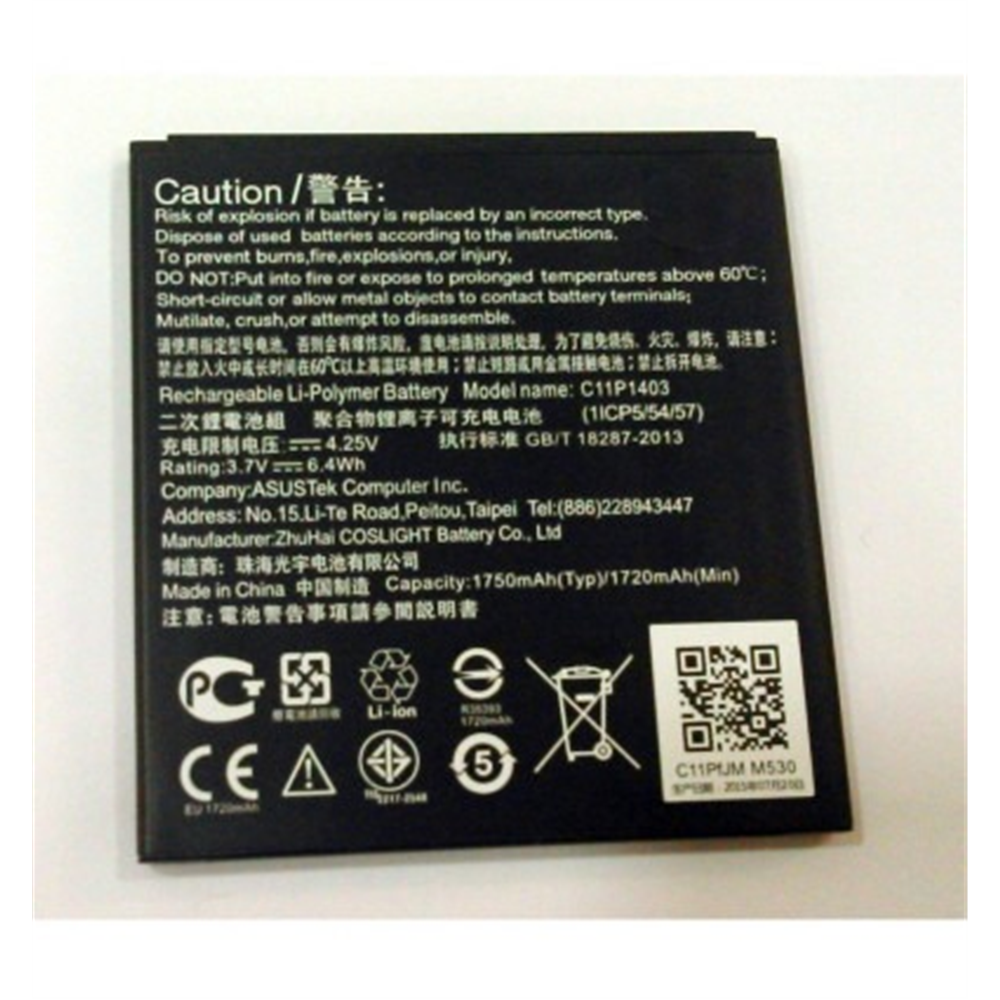 Bateria Original C11P1403 ASUS ZenFone 4 A450CG 1750 mAh