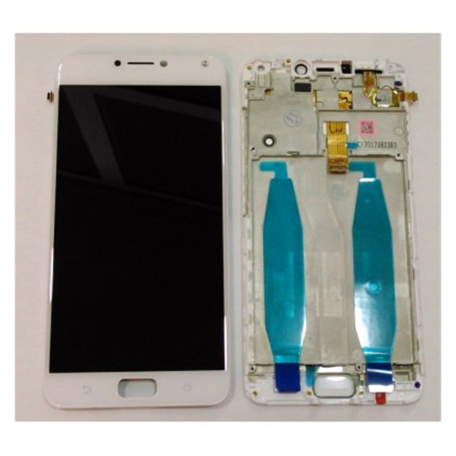 Asus Zenfone 4 Max ZC554KL pantalla lcd + tactil blanco + marco premium