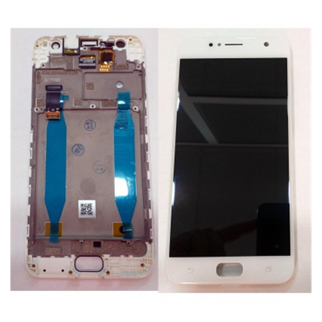 Asus Zenfone 4 Selfie Lite ZB553KL pantalla lcd + tactil blanco + marco blanco