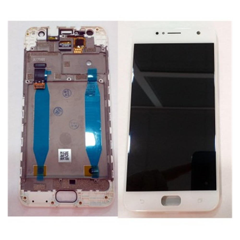 Asus Zenfone 4 Selfie Lite ZB553KL pantalla lcd + tactil blanco + marco blanco