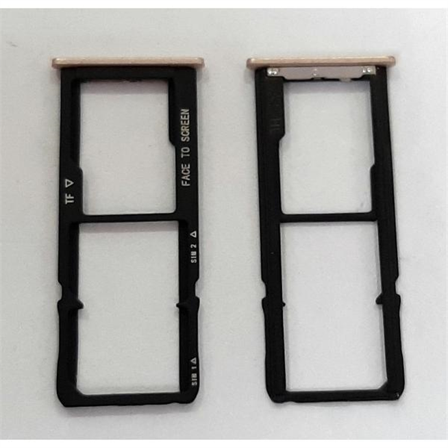 Soporte o bandeja sim dorada para Asus ZenFone 4 Selfie ZD553KL calidad premium