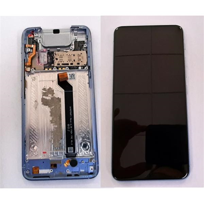 Pantalla lcd para Asus Zenfone 6 2019 ZS630KL mas tactil negro mas marco purpura calidad premium