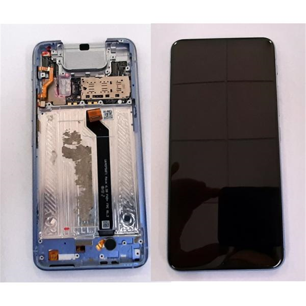 Pantalla lcd para Asus Zenfone 6 2019 ZS630KL mas tactil negro mas marco purpura calidad premium
