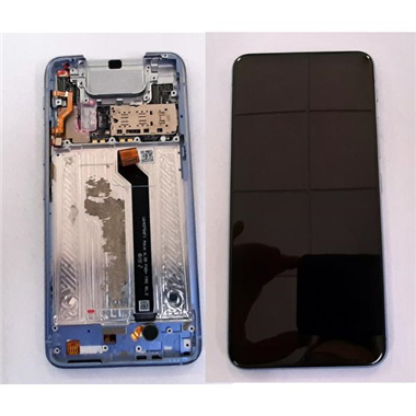 Pantalla lcd para Asus Zenfone 6 2019 ZS630KL mas tactil negro mas marco purpura calidad premium