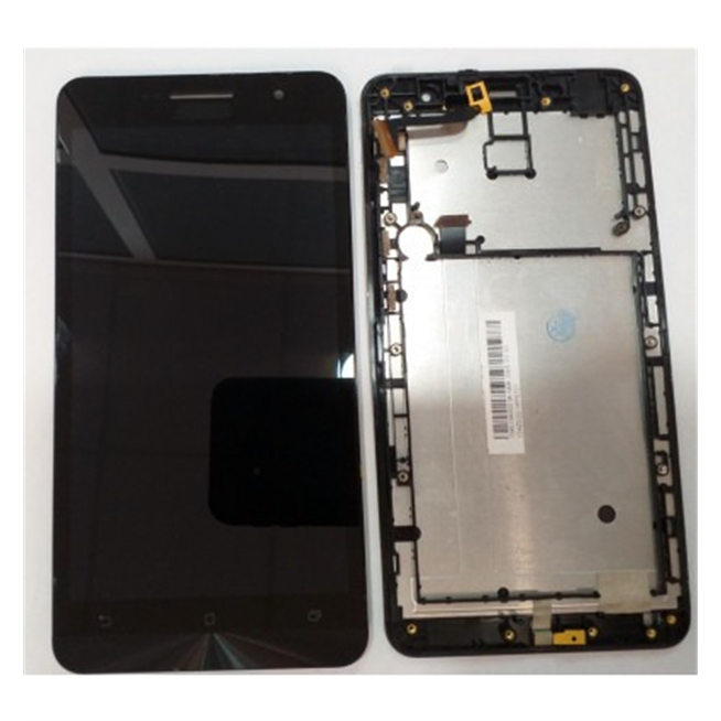 Asus Zenfone 6 A600CG pantalla lcd + tactil negro + marco negro
