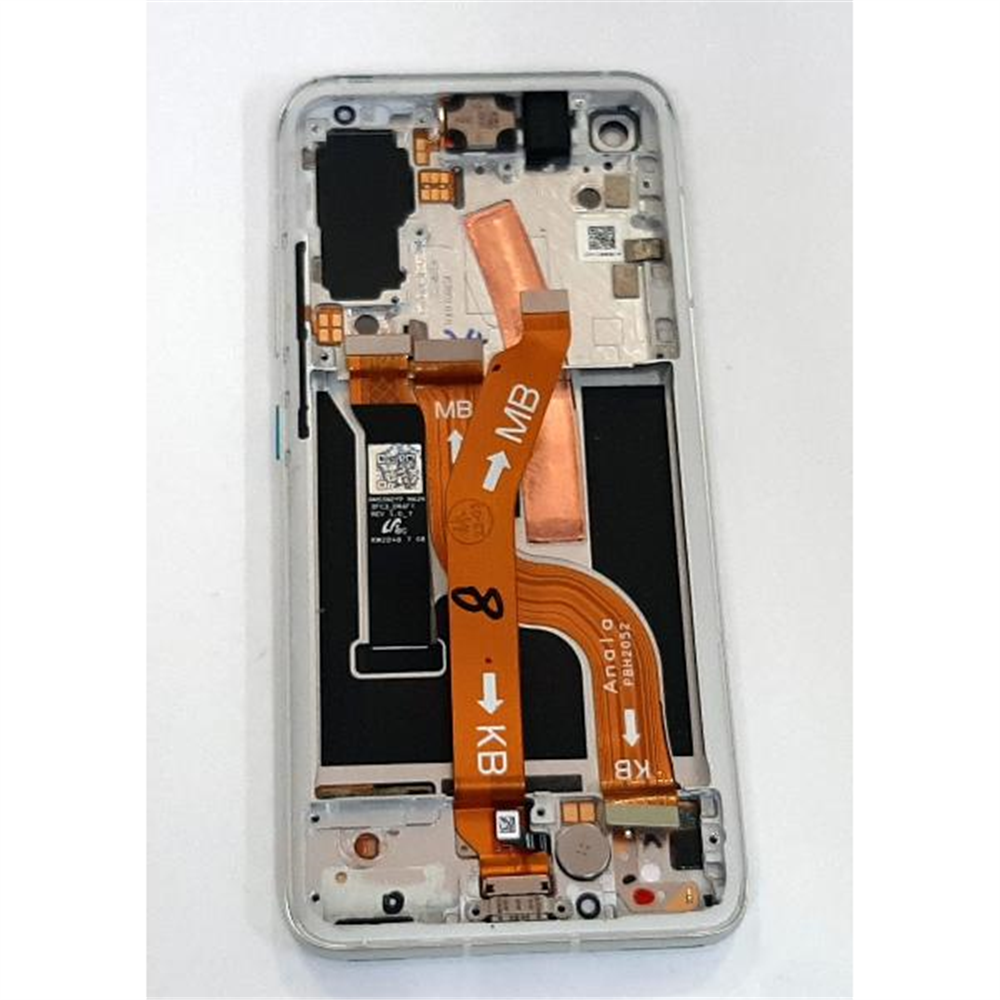 Pantalla lcd para Asus Zenfone 8 ZS590KS mas tactil negro mas marco plata calidad premium