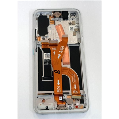 Pantalla lcd para Asus Zenfone 8 ZS590KS mas tactil negro mas marco plata calidad premium