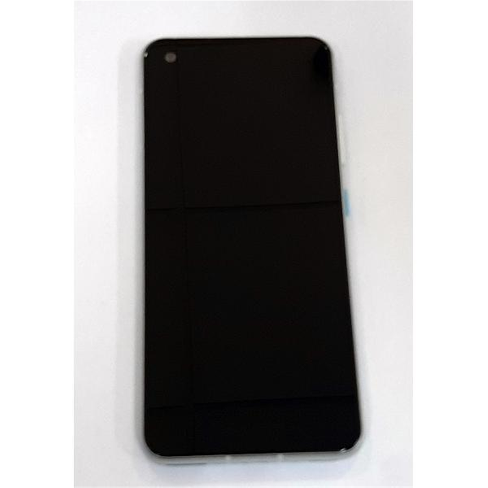 Pantalla lcd para Asus Zenfone 8 ZS590KS mas tactil negro mas marco plata calidad premium