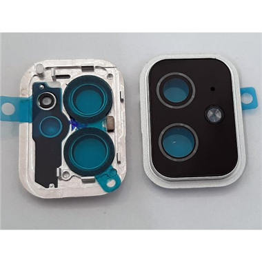 Cubierta camara plata para Asus Zenfone 8 ZS590KS calidad premium