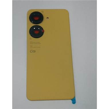 Tapa trasera o tapa bateria amarilla para Asus Zenfone 9 mas cubierta camara