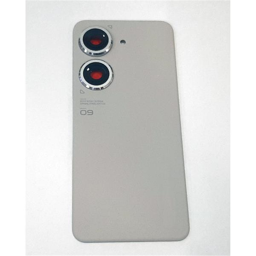 Tapa trasera o tapa bateria plata para Asus Zenfone 9 mas cubierta camara