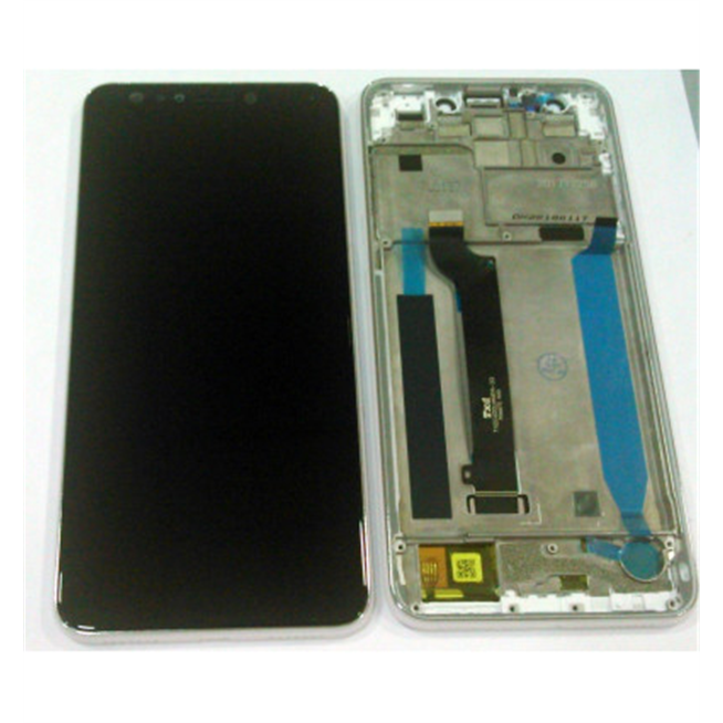 Pantalla LCD para Asus Zenfone 5 Lite zc600kl mas tactil negro mas marco blanco