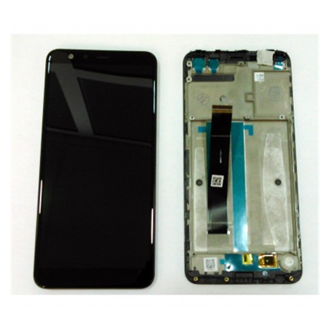 Asus Zenfone Max Plus M1 ZB570TL pantalla lcd + tactil negro + marco premium