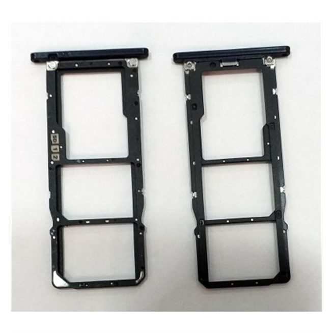 Soporte o bandeja sim negra para Asus Zenfone Max Pro M1 ZB601KL ZB602KL