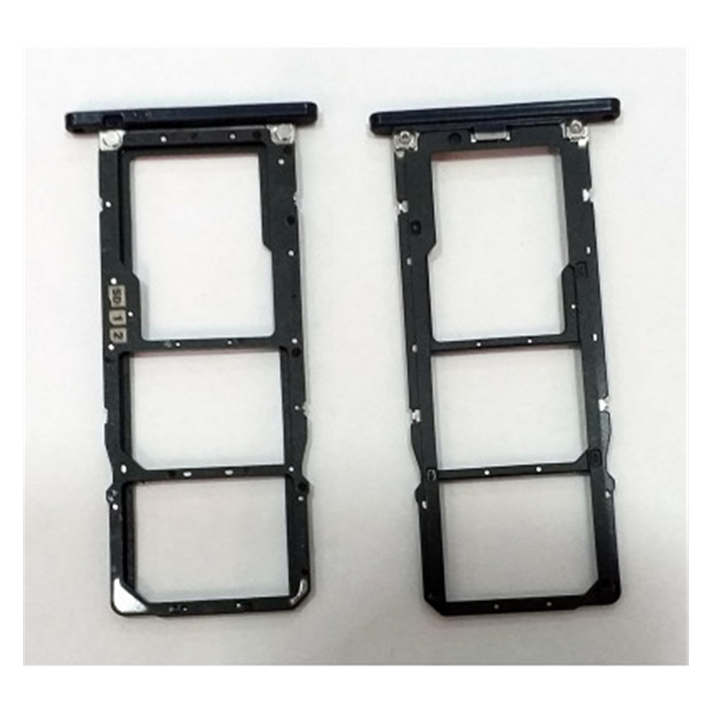 Soporte o bandeja sim negra para Asus Zenfone Max Pro M1 ZB601KL ZB602KL