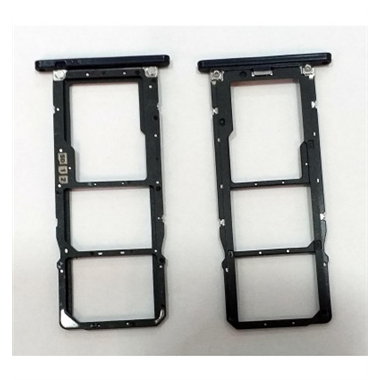 Soporte o bandeja sim negra para Asus Zenfone Max Pro M1 ZB601KL ZB602KL