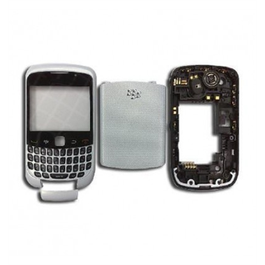 Carcasa completa plata Blackberry 9300