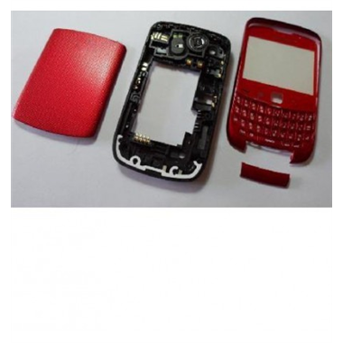 Carcasa completa roja Blackberry 9300