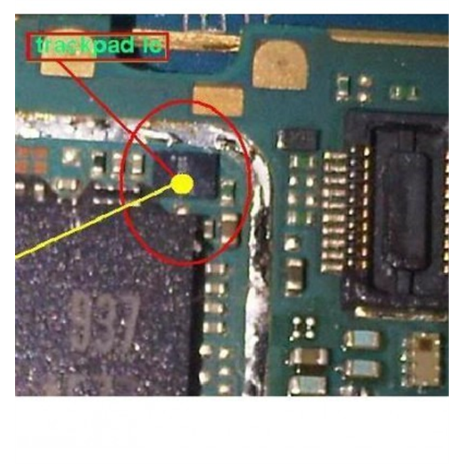 IC Trackpad Blackberry 9700