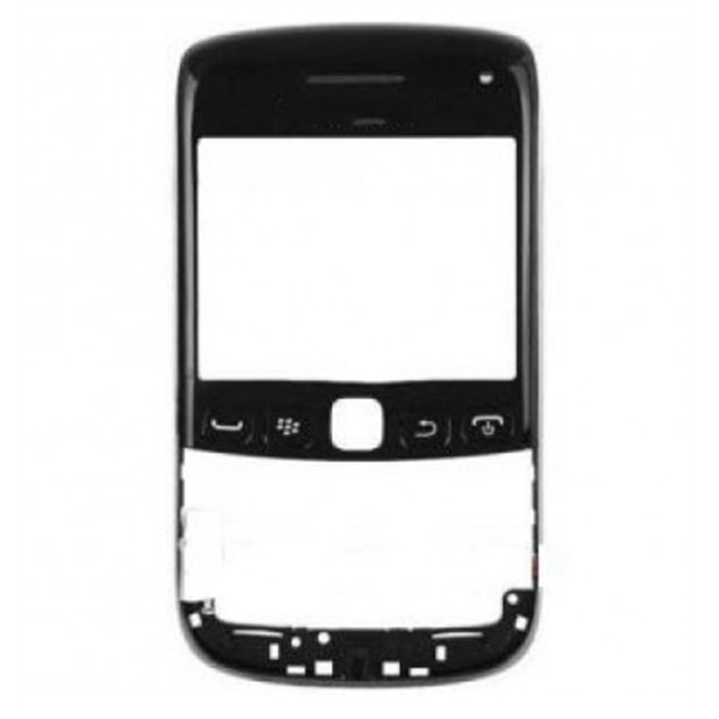 Blacberry 9790 Carcasa frontal negra + Cristal premium