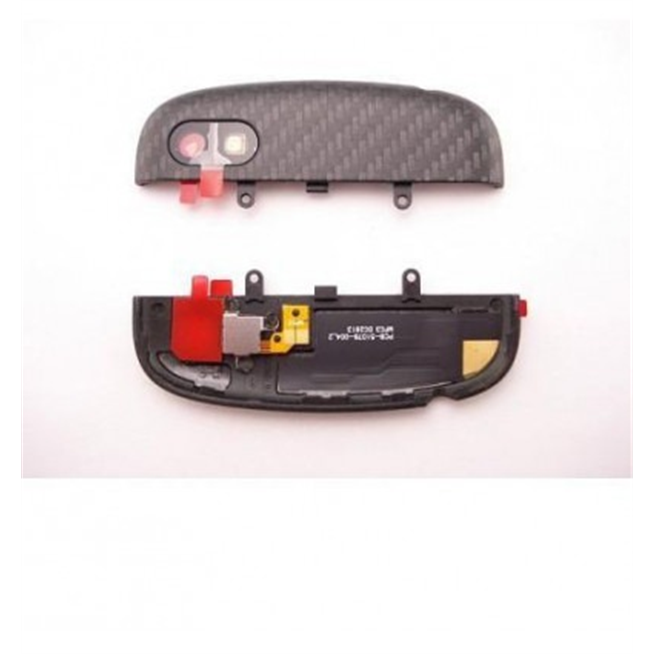 Blackberry Q10 cubierta antena negro premium