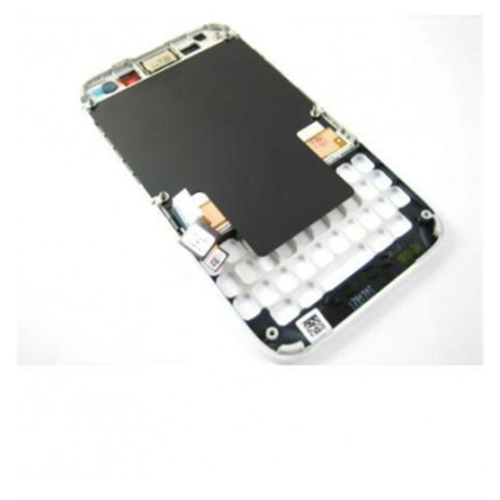 Blackberry Q5 001/111 Pantalla LCD+ Táctil blanco + Marco or