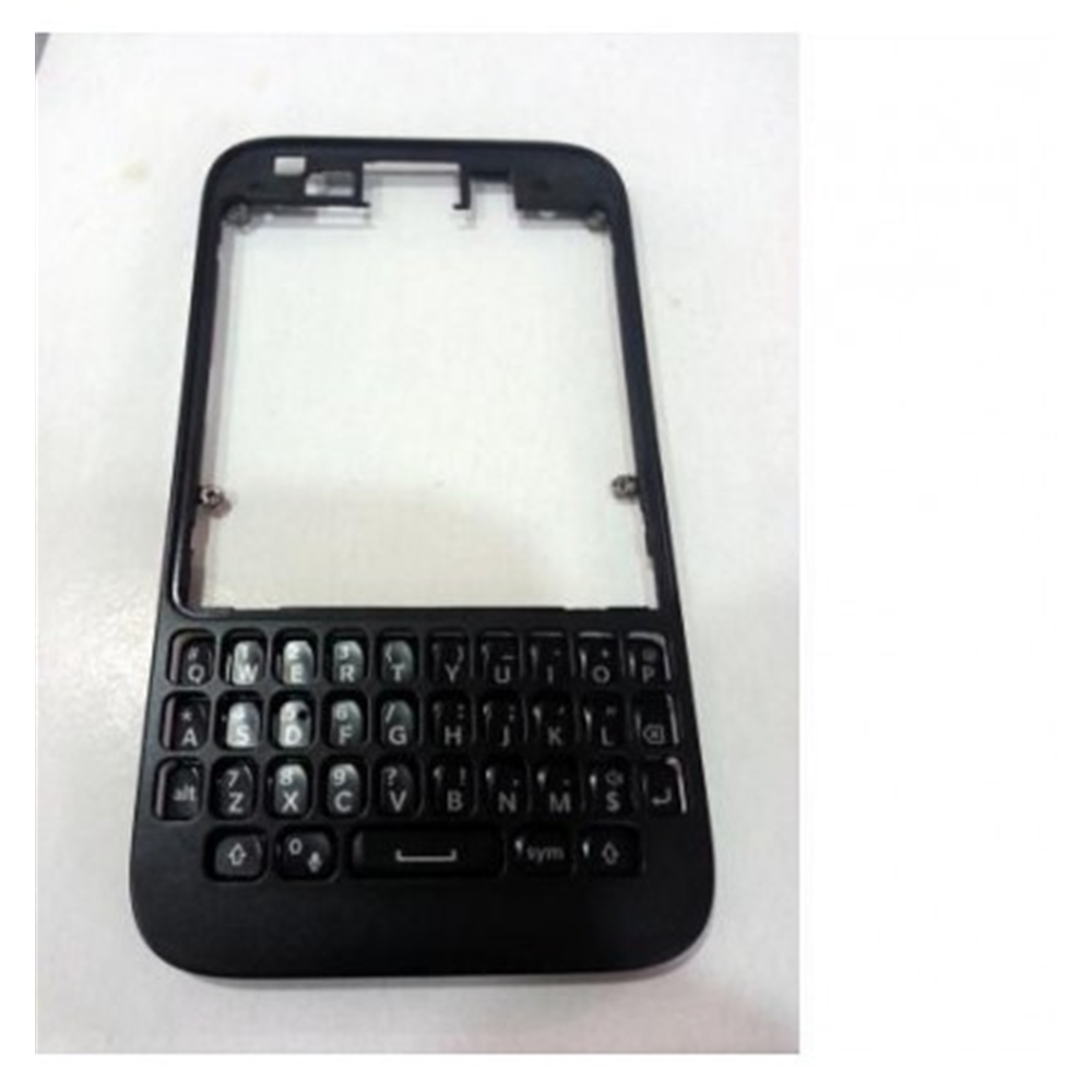 Blackberry Q5 marco frontal + teclado negro premium