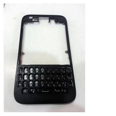 Blackberry Q5 marco frontal + teclado negro premium