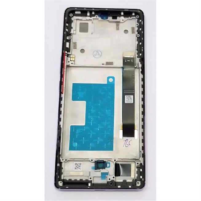 Pantalla lcd para Blackview A200 Pro mas tactil negro con marco morado calidad premium
