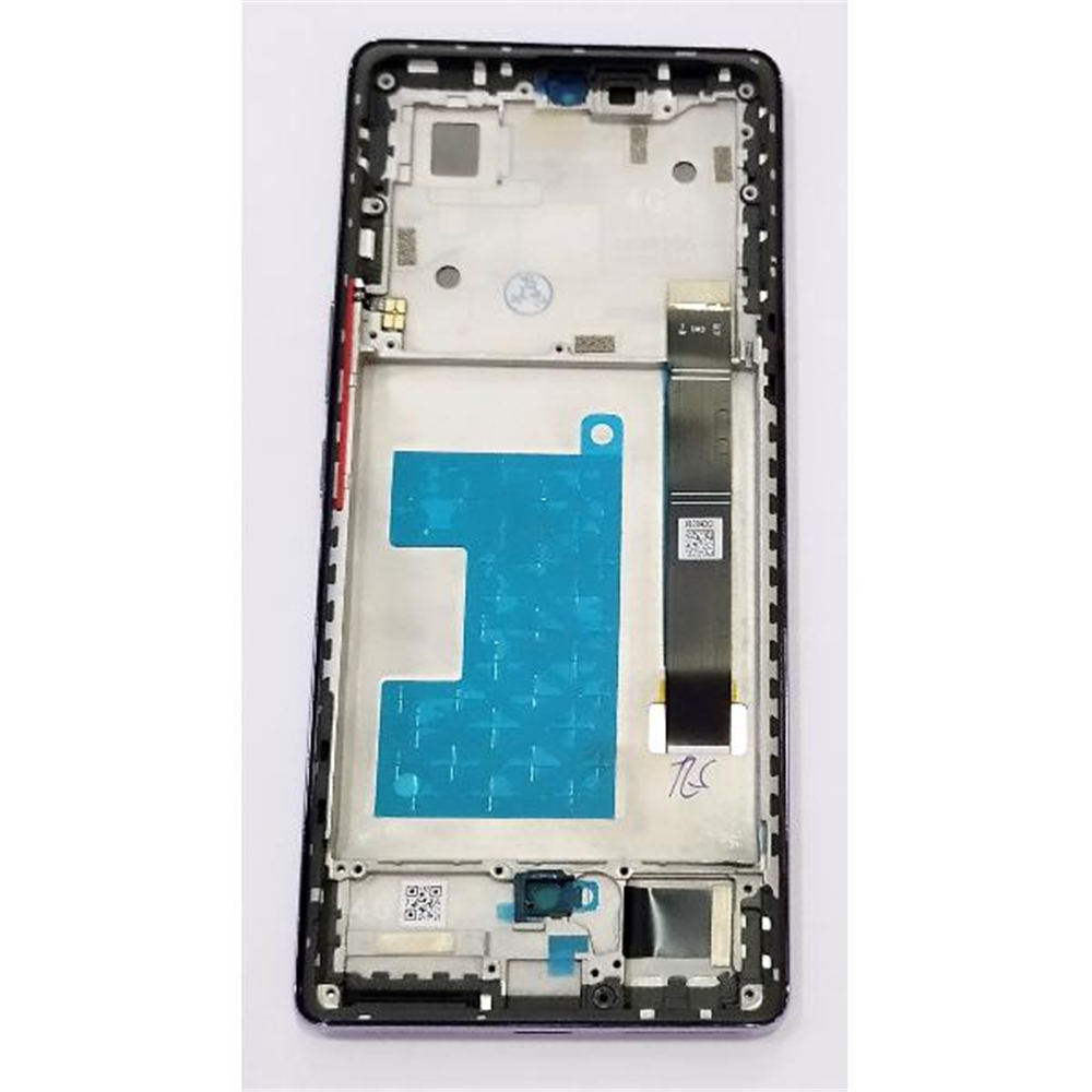 Pantalla lcd para Blackview A200 Pro mas tactil negro con marco morado calidad premium