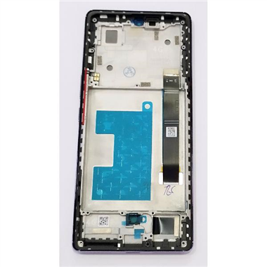 Pantalla lcd para Blackview A200 Pro mas tactil negro con marco morado calidad premium