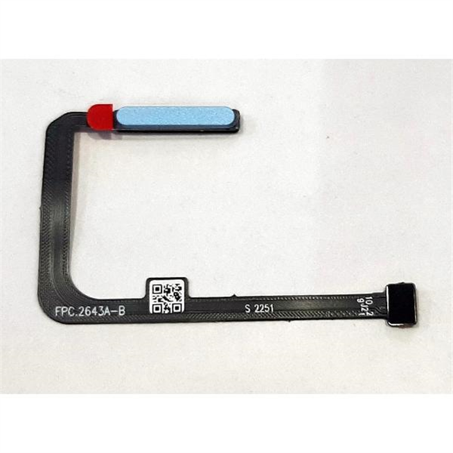 Flex boton home azul para Blackview A52 calidad premium