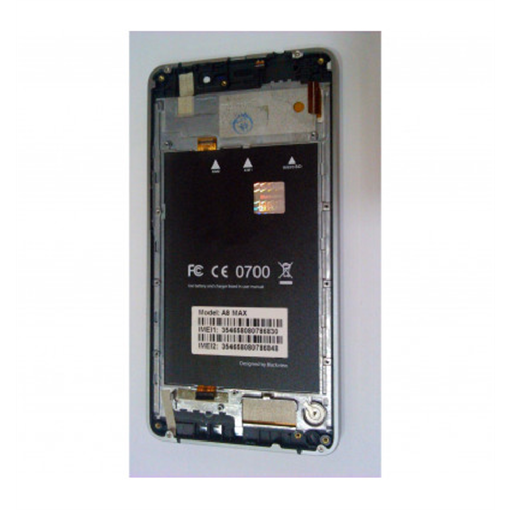Pantalla lcd para Blackview A8 Max mas tactil negro mas marco gris calidad premium