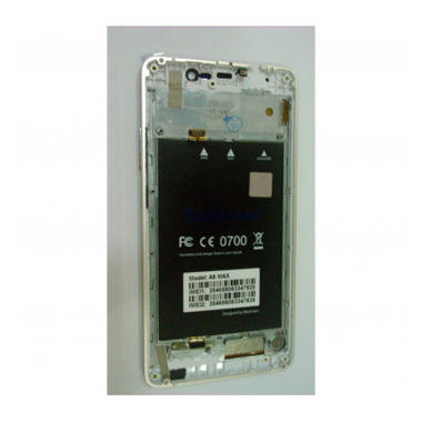 Pantalla lcd para Blackview A8 Max mas tactil blanco mas marco dorado calidad premium